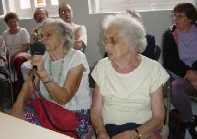 Mesdemoiselles Simone et Suzanne Lancteau, témoins du bombardement