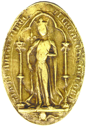 Sceau de Marguerite de Provence (vers 1293)