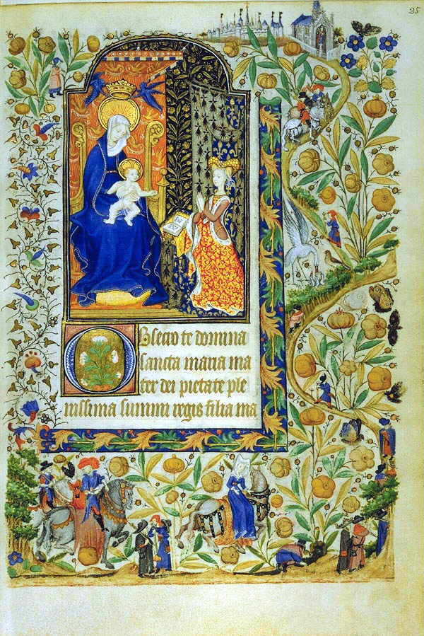 Livre d'Heures de Marguerite d'Orléans (enluminure, vers 1430)