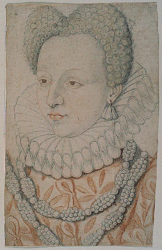 Anonyme: Marguerite de Valois (16e siècle, musée de Fécamp)