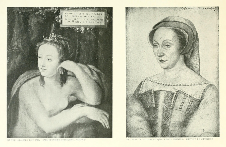 Deux portraits de Diane de Poitiers comparés