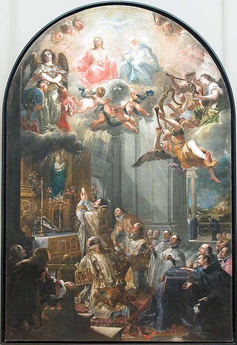 Carrena de Miranda, Messe de fondation de l'Ordre des Trinitaires (1666, Musée du Louvre)