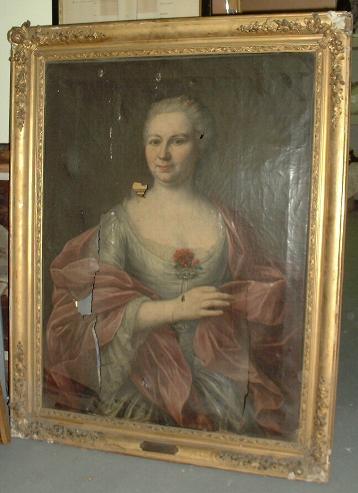 Portrait de Mme de Marabail par Jean-Pierre Sauvage