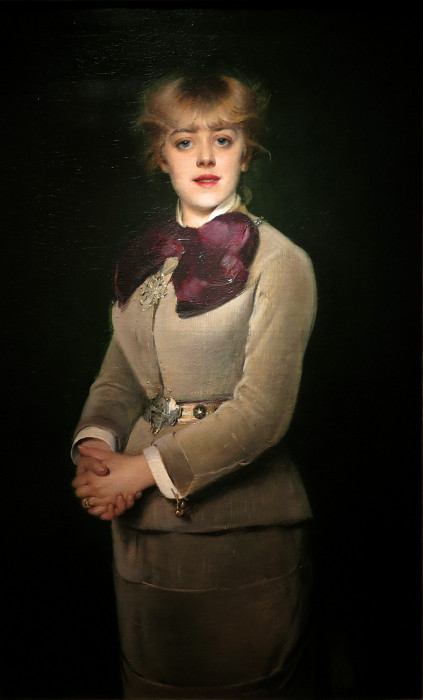 Portrait de Jeanne Samary par Louise Abbéma (1879)
