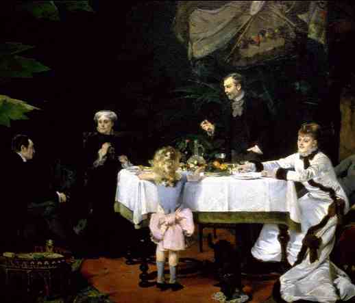 Louise Abbéma: Le déjeuner dans la Serre (avant 1893)