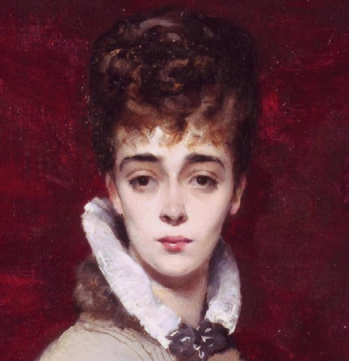 Louise Abbéma: Portrait en pied de Sarah Bernhardt (1875)
