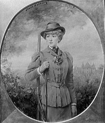 Louise Abbéma: Chasse à tir (salon de 1910)