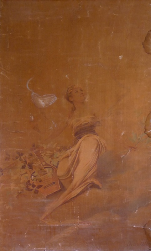 Allégorie de la Poésie Lyrique (panneau décoratif, 1897)