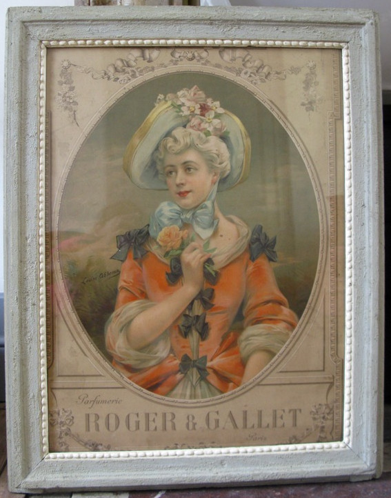 Louise Abbéma: Parfumerie Roger & Gallet (affiche publicitaire)