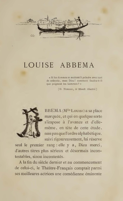 Louise Abbéma: Ornements typographiques (1879)