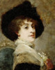 Portrait d'une Parisienne (huile sur toile)
