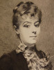 Portrait d'une jeune femme (gravure)