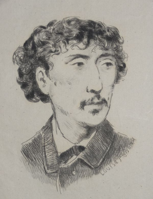 Louise Abbéma: Portrait de Charles Garnier (vers 1879)