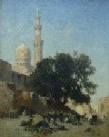Mosquée Abou-Leila (huile sur toile)