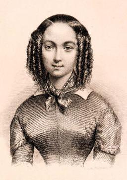 Auguste Hussener, Rose-Marie Cizos, dite Rose Chéri (eau-forte et burin, vers 1845)