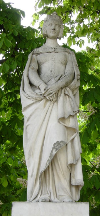 Honoré Husson: Marguerite de Provence (marbre pour le Jardin du Luxembourg