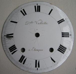 Cadran d'horloge Delle Vallette, Etampes