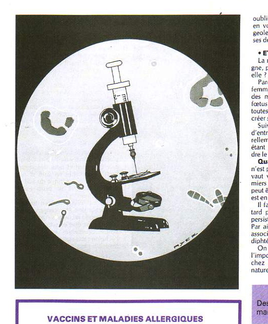 Gaëtan Ader: Vaccination (Diététique d'aujourd'hui n°175, juin 1978)