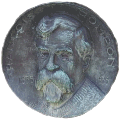 Portrait en bas-relief de François Pompon par Albert David