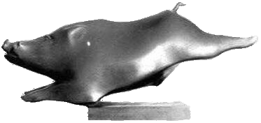 Sanglier courant, bronze conservé au Musée de Dijon