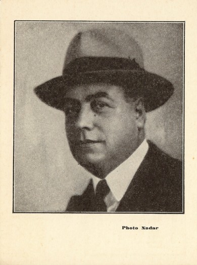 Portrait d'Adrien Gaignon par Nadar (vers 1929)