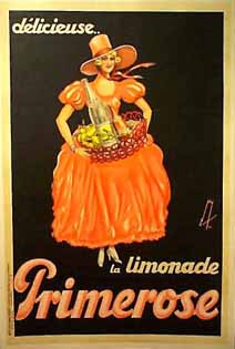 Affiche de Paul Nerfi pour la limonade Primerose (1933)