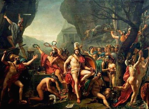David: Léonidas aux Thermopyles (1814)