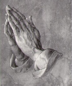 Etudes pour des mains par Albert Dürer