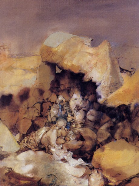 La Nativité (huile sur toile, 1980)