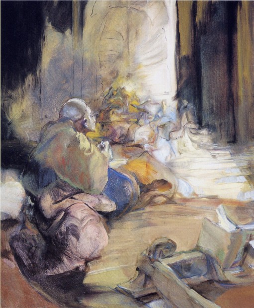 Saint Augustin à Hippone (huile sur toile, 1980)