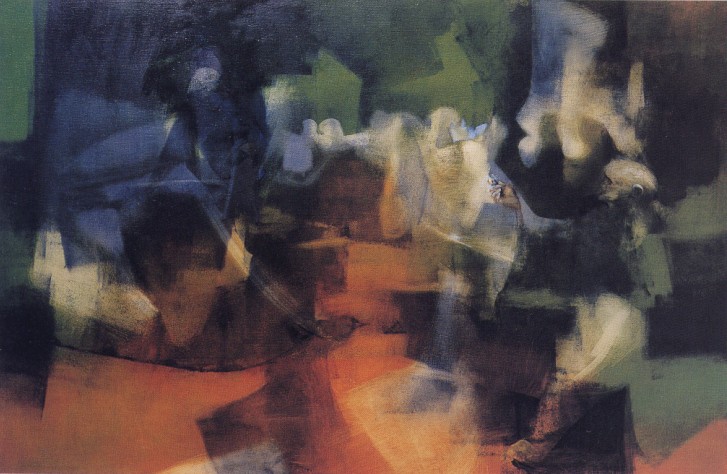 La Cène (huile sur toile, 1990)