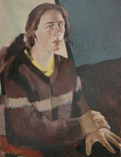 Olivier Solliaert peint par Marie-Angele Castillo (2002)