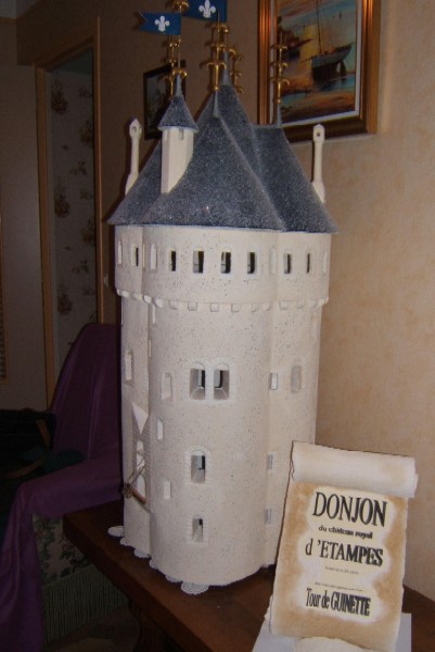 La maquette de la Tour de Guinette, chez Jacques Robiolle