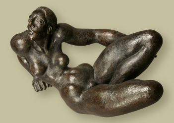 Yeva: Réveil (bronze, 52 X 32 X 33 cm)