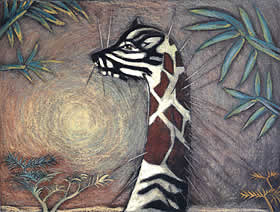Keuleuleu zèbre-giraffe