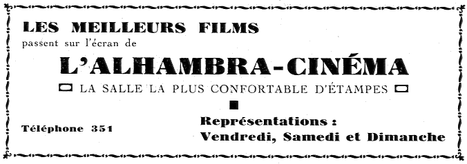 Alhambra, cinéma