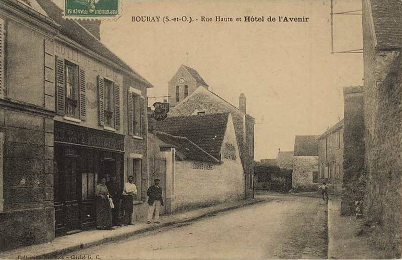 L'épicerie-mercerie Petit à Bouray après 1913