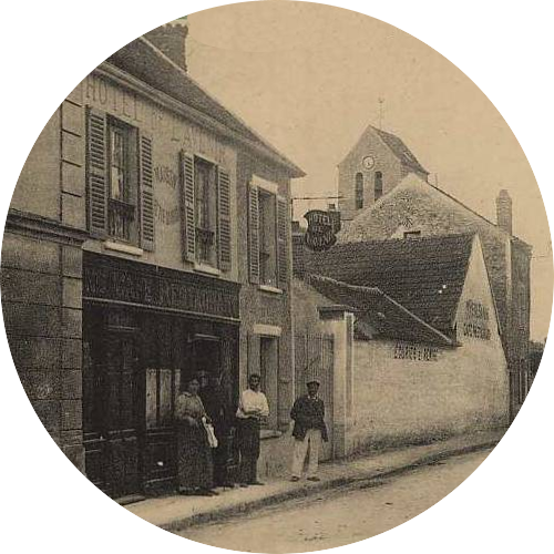 L'épicerie-mercerie Petit à Bouray après 1913