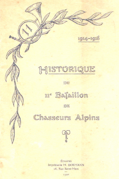 Historique du 11e bataillon de chasseurs alpins (1920)