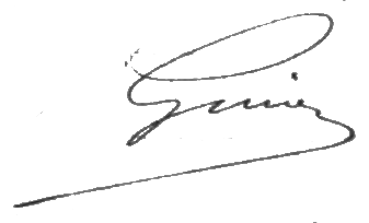 Signature de Lucien Guion en 1890