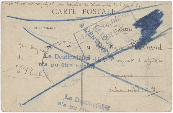 Carte postale publicitaire Rameau