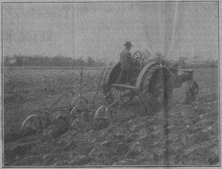 Tracteur Globe en vente au garage de Gustave Nabot (Abeille d'Etampes, 11 août 1917)