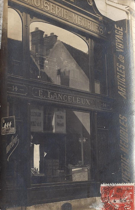 La boutique de Lanceleux en 1912