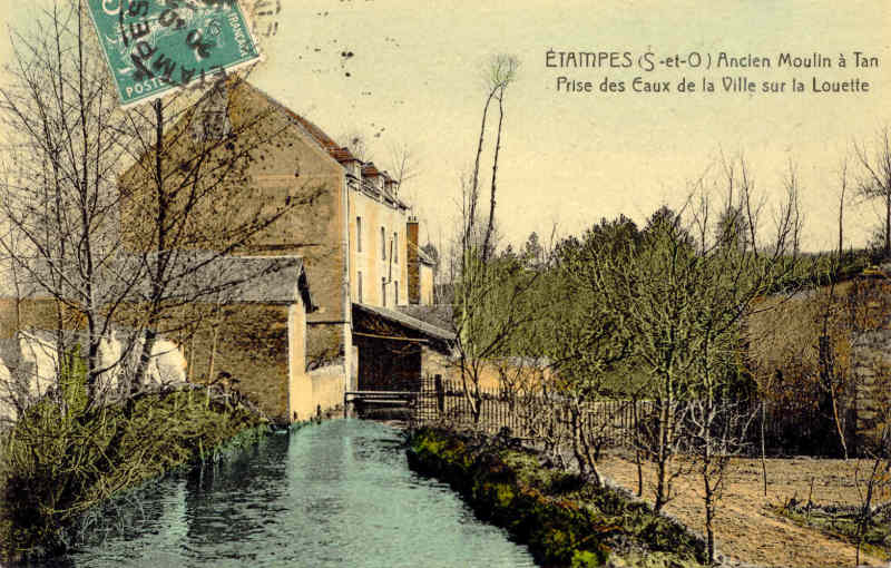 Le moulin à Tan en 1909 (cliché Garnier)