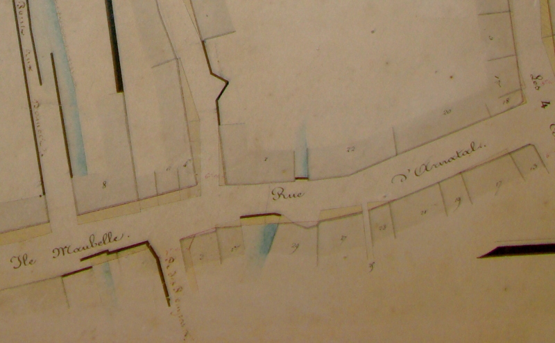 Plan des environs de 1840 (Archives municipales)