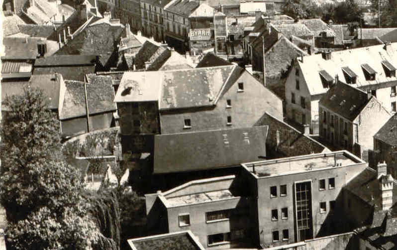 Le moulin d'En-Haut en 1959 (cliché aérien Lapie)