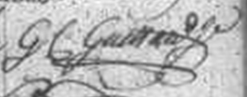 Signature de Guettard Carré le 7 janvier 1799