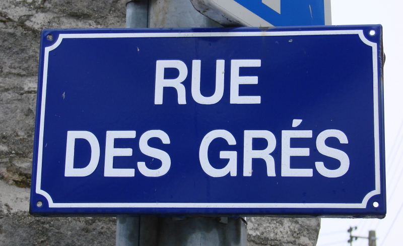 Rue des Grès (cliché Bernard Gineste, 2010)