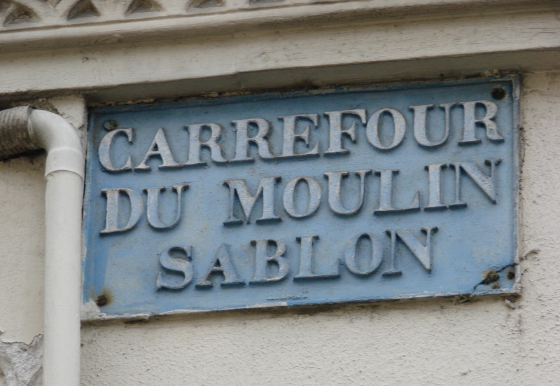 Le site du moulin Sablon le 18 mars 2011