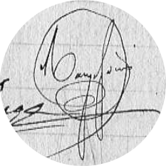 Signature de Nargassies en 1877